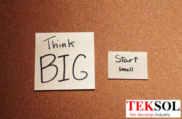 nghĩ lớn bắt đầu nhỏ