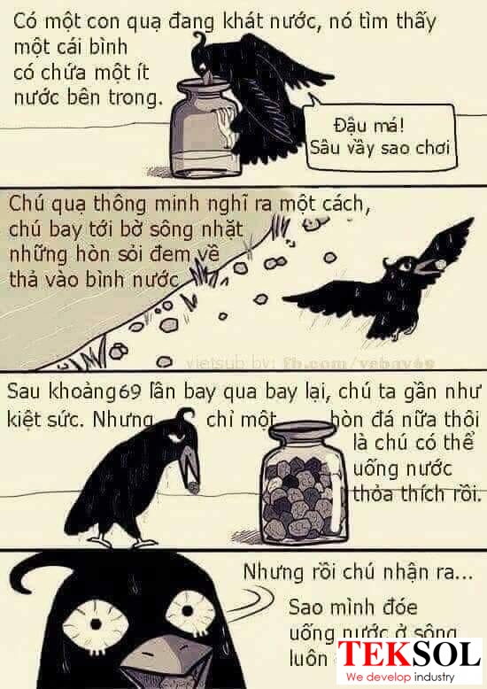 Câu chuyện quạ uống nước