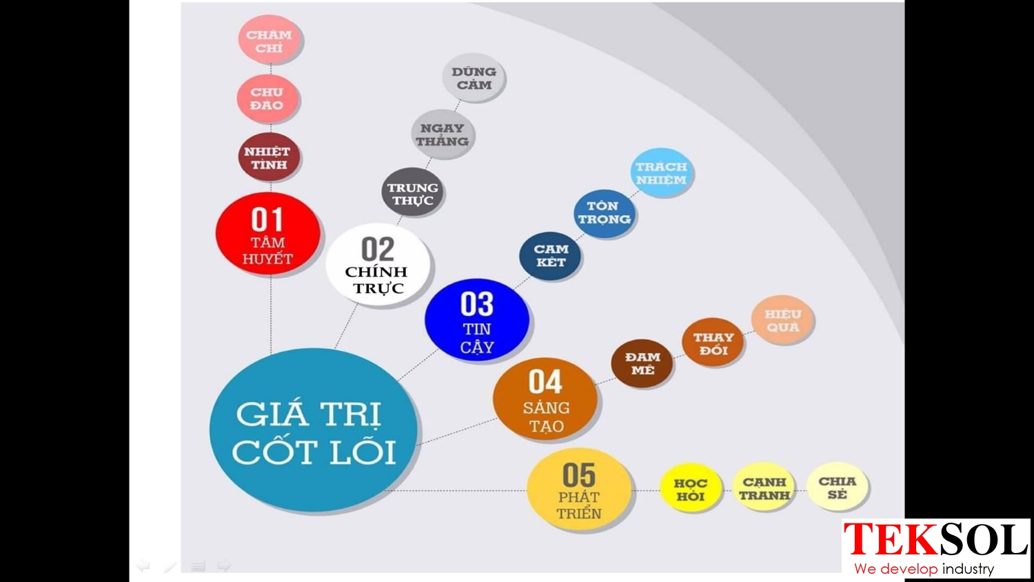 Giá trị cốt lõi TGG cùng VHDN