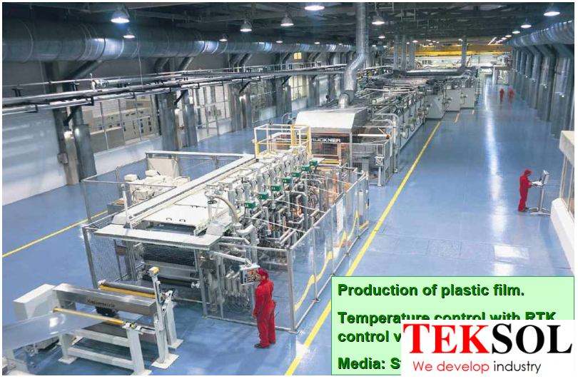 Ứng dụng RTK trong xưởng sản xuất nhựa